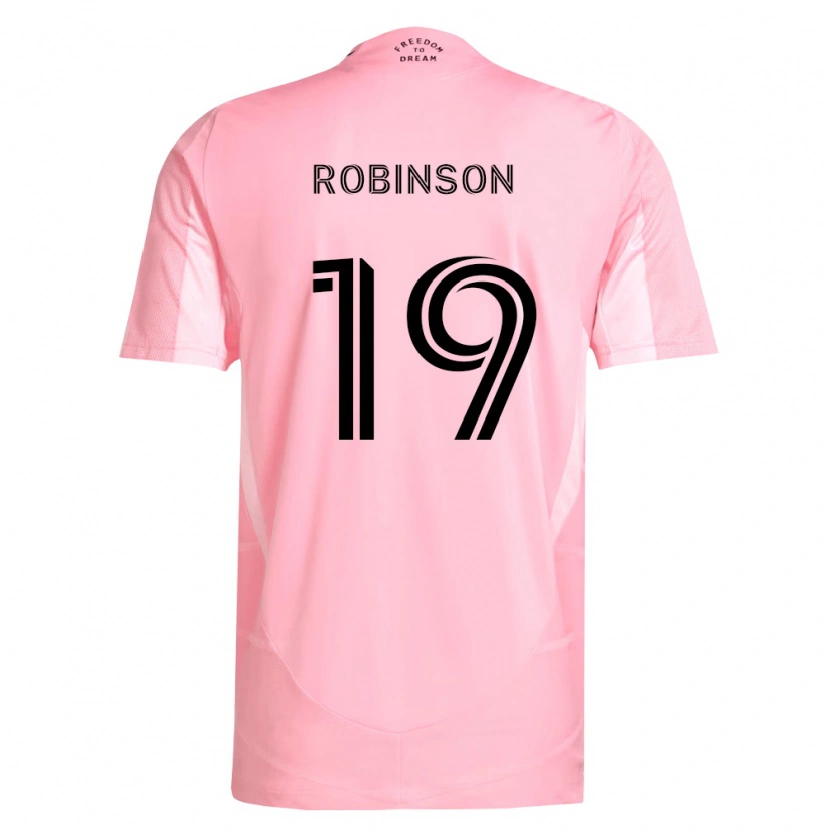 Danxen Kobiety Robbie Robinson #19 Różowy Czarny Domowa Koszulka 2026/27 Koszulki Klubowe