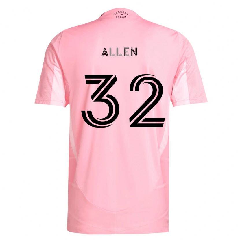 Danxen Kobiety Noah Allen #32 Różowy Czarny Domowa Koszulka 2026/27 Koszulki Klubowe