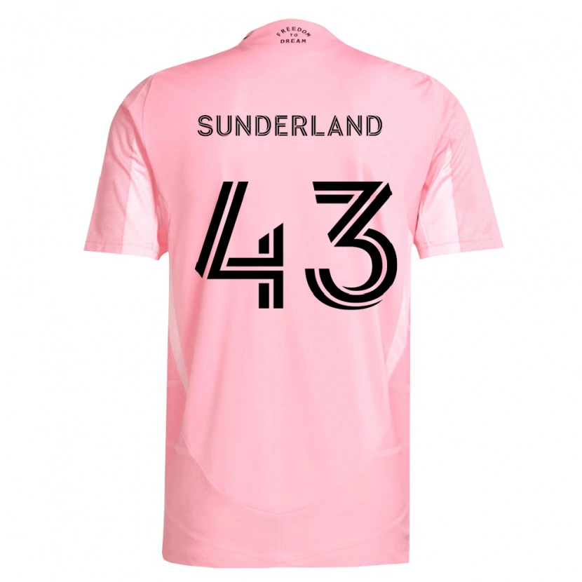 Danxen Kobiety Lawson Sunderland #43 Różowy Czarny Domowa Koszulka 2026/27 Koszulki Klubowe