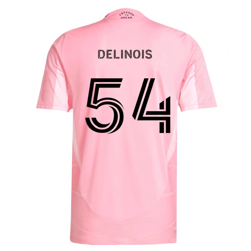 Danxen Kobiety Lovend's Delinois #54 Różowy Czarny Domowa Koszulka 2026/27 Koszulki Klubowe