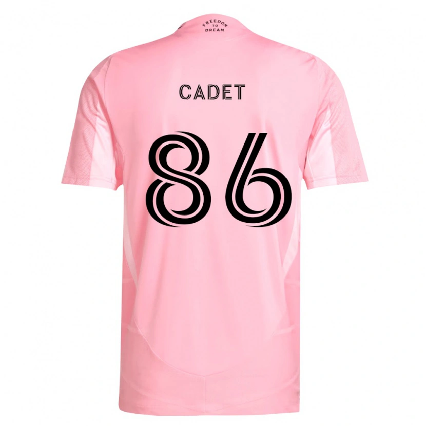 Danxen Kobiety Zidane Cadet #86 Różowy Czarny Domowa Koszulka 2026/27 Koszulki Klubowe