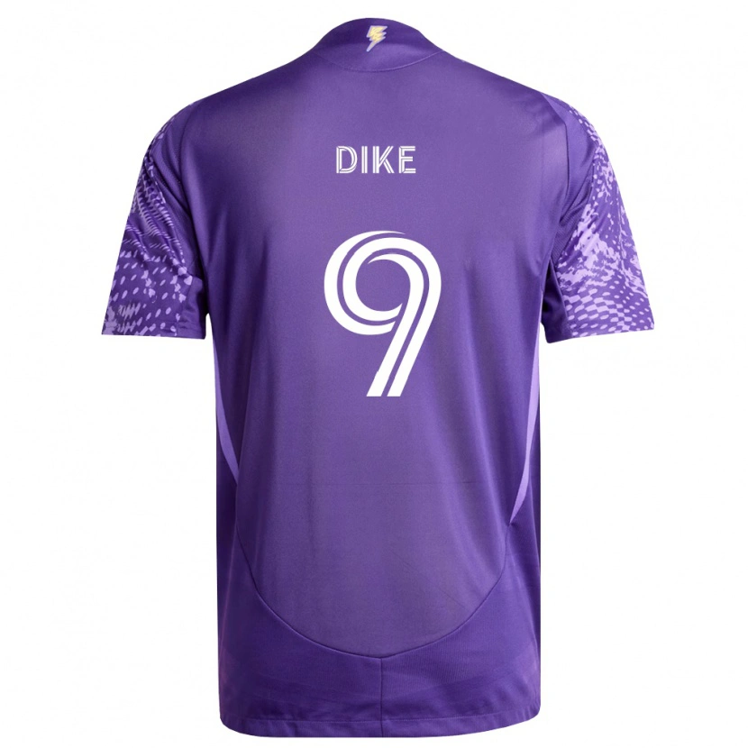 Danxen Kobiety Daryl Dike #9 Fioletowy Biały Domowa Koszulka 2026/27 Koszulki Klubowe