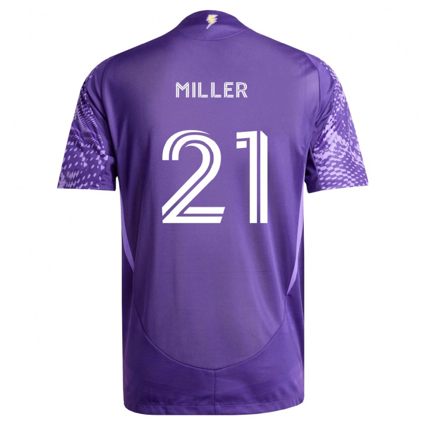 Danxen Kobiety Nolan Miller #21 Fioletowy Biały Domowa Koszulka 2026/27 Koszulki Klubowe