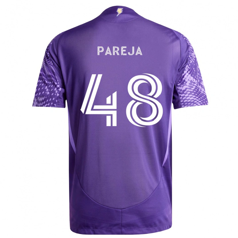 Danxen Kobiety Diego Pareja #48 Fioletowy Biały Domowa Koszulka 2026/27 Koszulki Klubowe