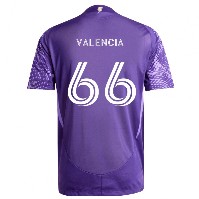 Danxen Kobiety Yeiler Valencia #66 Fioletowy Biały Domowa Koszulka 2026/27 Koszulki Klubowe