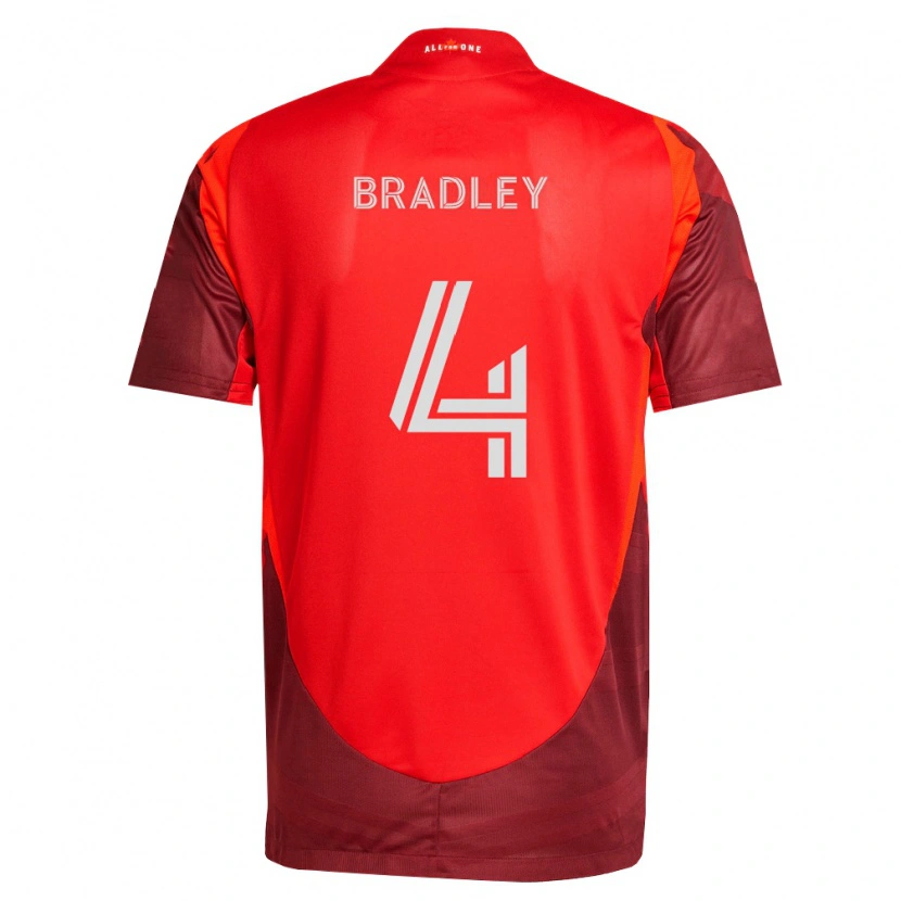 Danxen Kobiety Michael Bradley #4 Burgundia Czerwony Domowa Koszulka 2026/27 Koszulki Klubowe