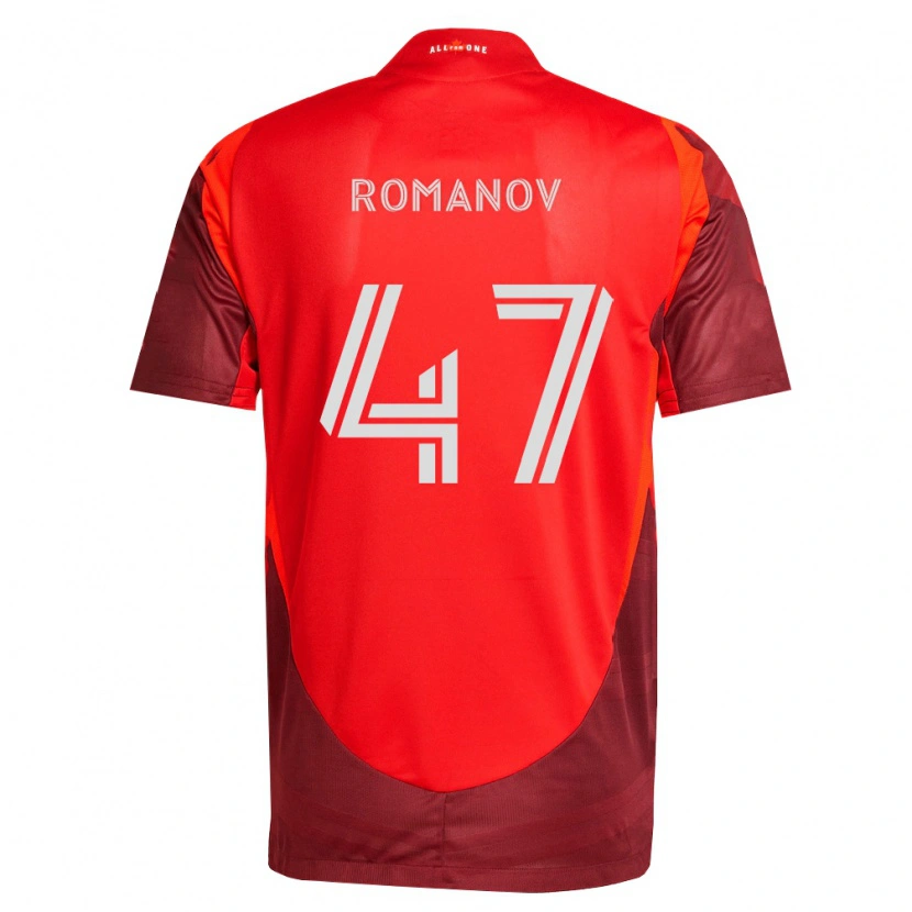 Danxen Kobiety Alexander Romanov #47 Burgundia Czerwony Domowa Koszulka 2026/27 Koszulki Klubowe