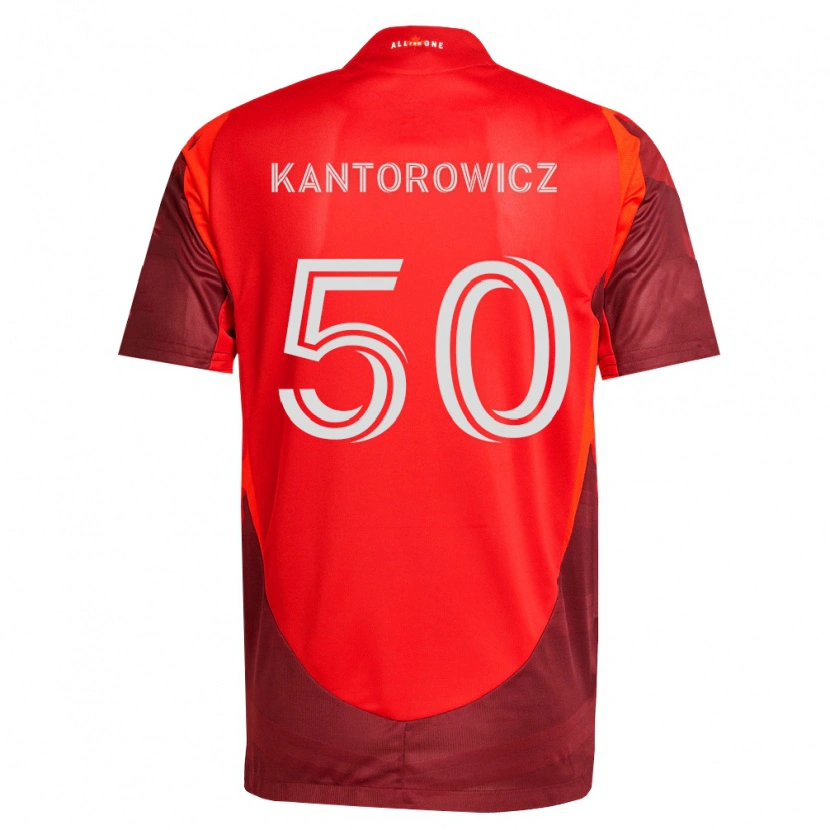 Danxen Kobiety Dominic Kantorowicz #50 Burgundia Czerwony Domowa Koszulka 2026/27 Koszulki Klubowe