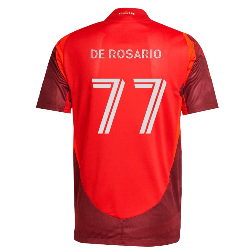 Danxen Kobiety Adisa De Rosario #77 Burgundia Czerwony Domowa Koszulka 2026/27 Koszulki Klubowe