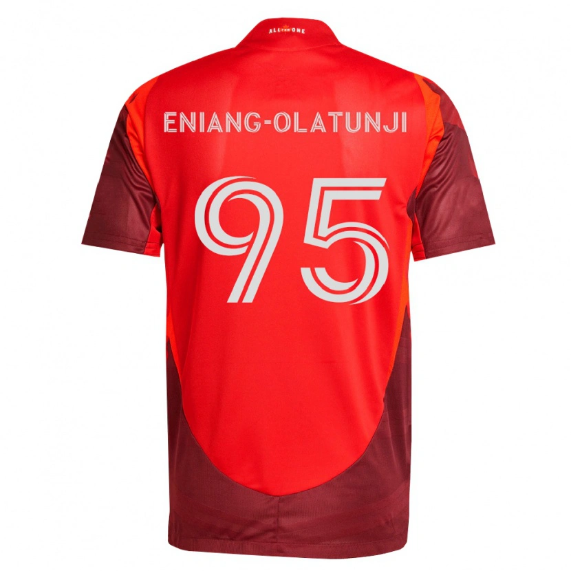 Danxen Kobiety Daniel Eniang-Olatunji #95 Burgundia Czerwony Domowa Koszulka 2026/27 Koszulki Klubowe