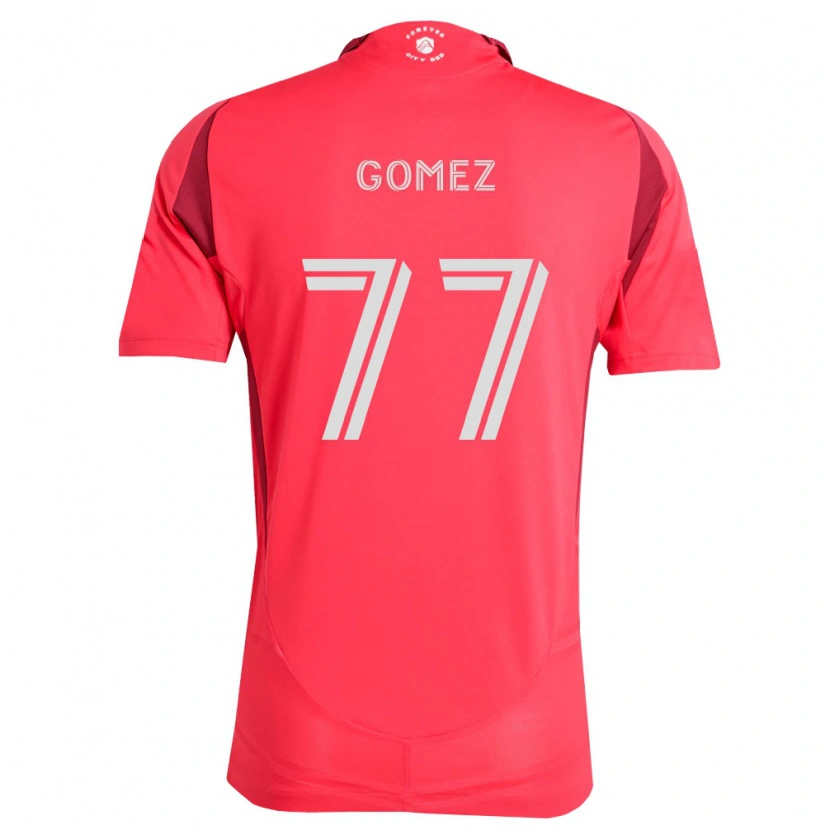 Danxen Kobiety Sam Gomez #77 Karmazynowy Biały Domowa Koszulka 2026/27 Koszulki Klubowe