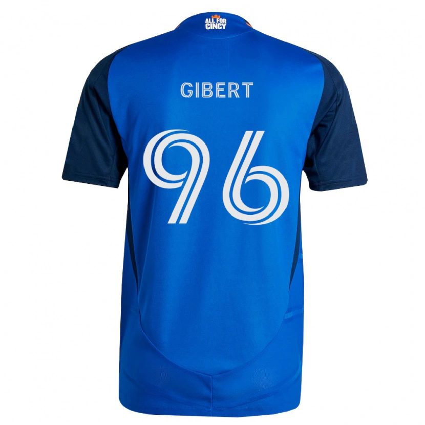 Danxen Kobiety Gaël Gibert #96 Królewski Niebieski Pomarańczowy Domowa Koszulka 2026/27 Koszulki Klubowe