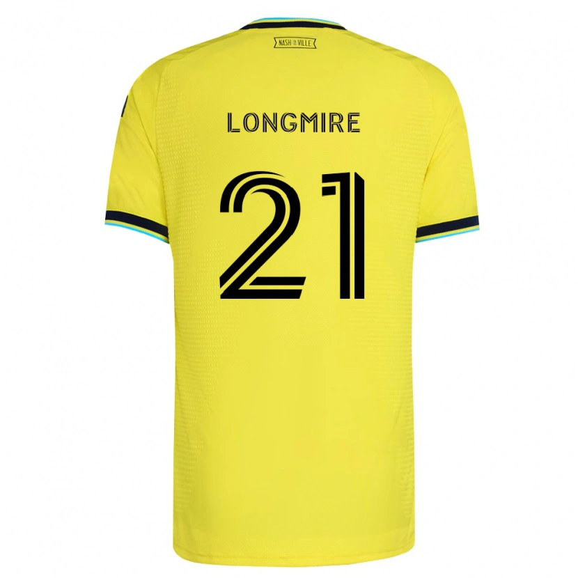 Danxen Kobiety Ahmed Longmire #21 Jasny Żółty Granatowy Domowa Koszulka 2026/27 Koszulki Klubowe