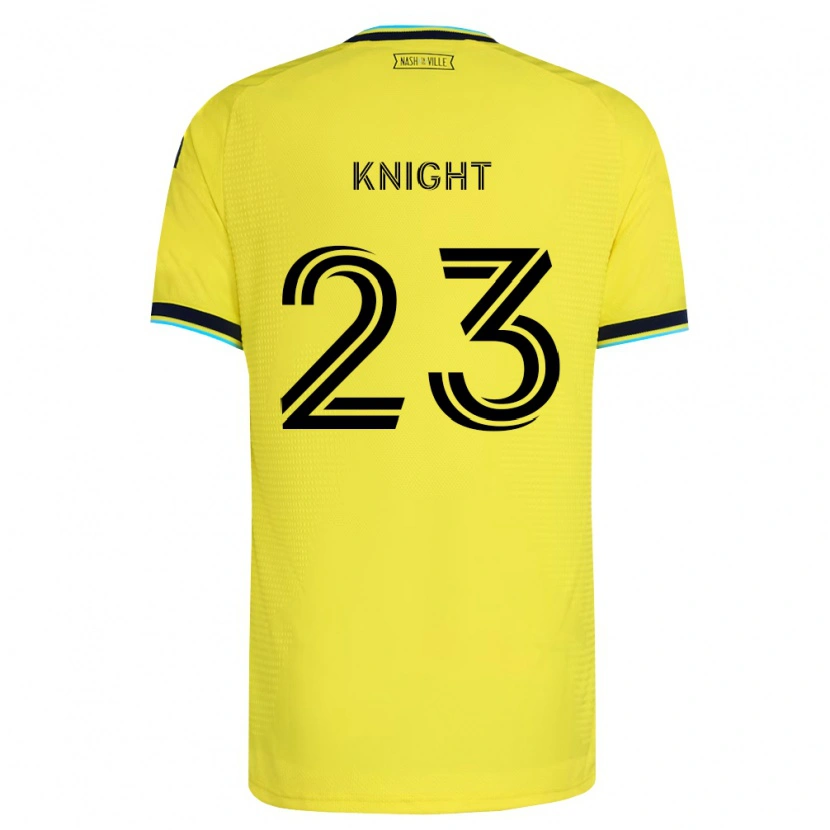 Danxen Kobiety Jordan Knight #23 Jasny Żółty Granatowy Domowa Koszulka 2026/27 Koszulki Klubowe