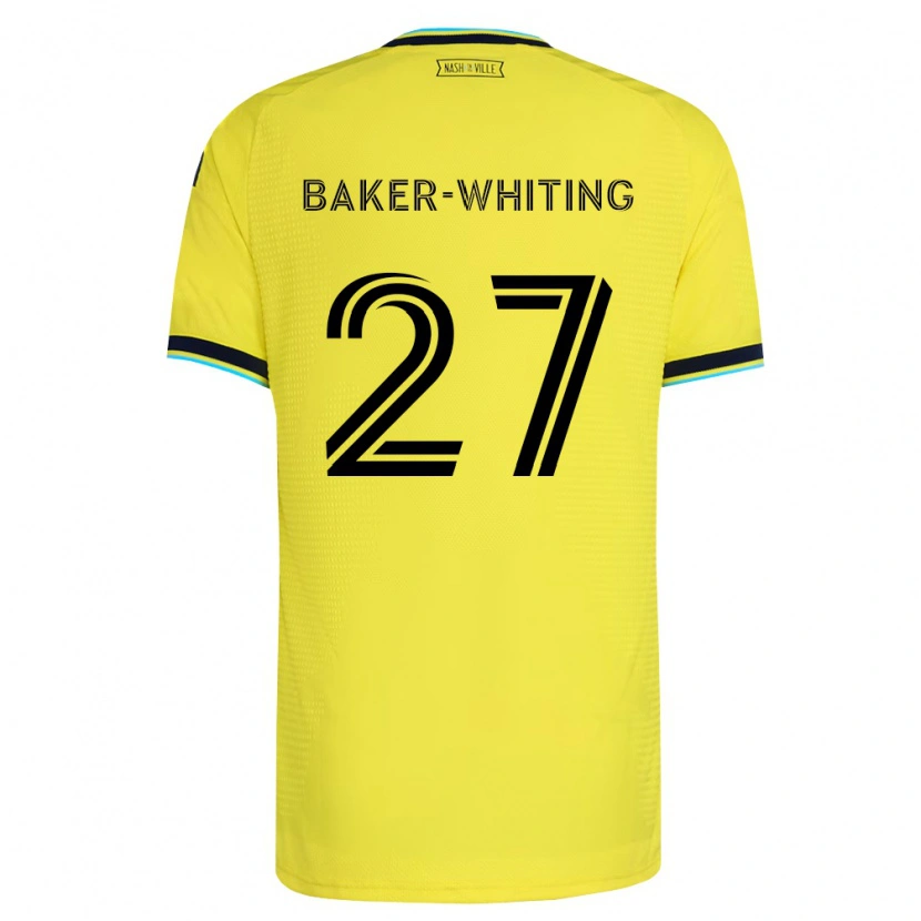 Danxen Kobiety Reed Baker-Whiting #27 Jasny Żółty Granatowy Domowa Koszulka 2026/27 Koszulki Klubowe