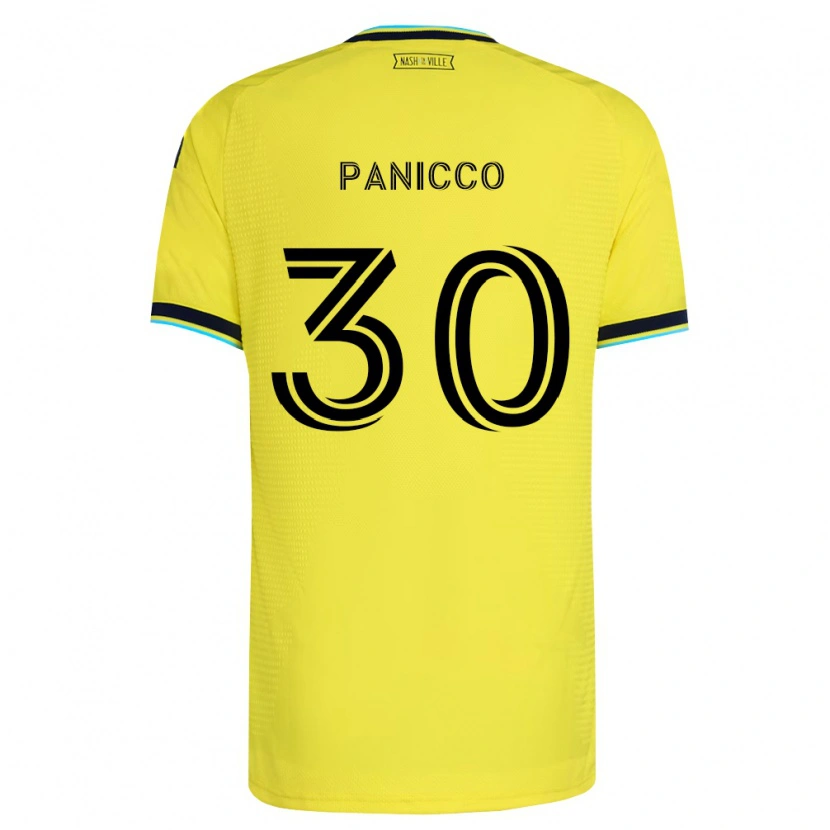 Danxen Kobiety Elliot Panicco #30 Jasny Żółty Granatowy Domowa Koszulka 2026/27 Koszulki Klubowe