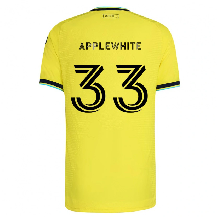 Danxen Kobiety Christopher Applewhite #33 Jasny Żółty Granatowy Domowa Koszulka 2026/27 Koszulki Klubowe