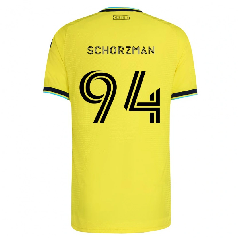 Danxen Kobiety Eamon Schorzman #94 Jasny Żółty Granatowy Domowa Koszulka 2026/27 Koszulki Klubowe