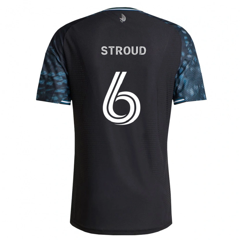 Danxen Kobiety Peter Stroud #6 Czarny Biały Domowa Koszulka 2026/27 Koszulki Klubowe