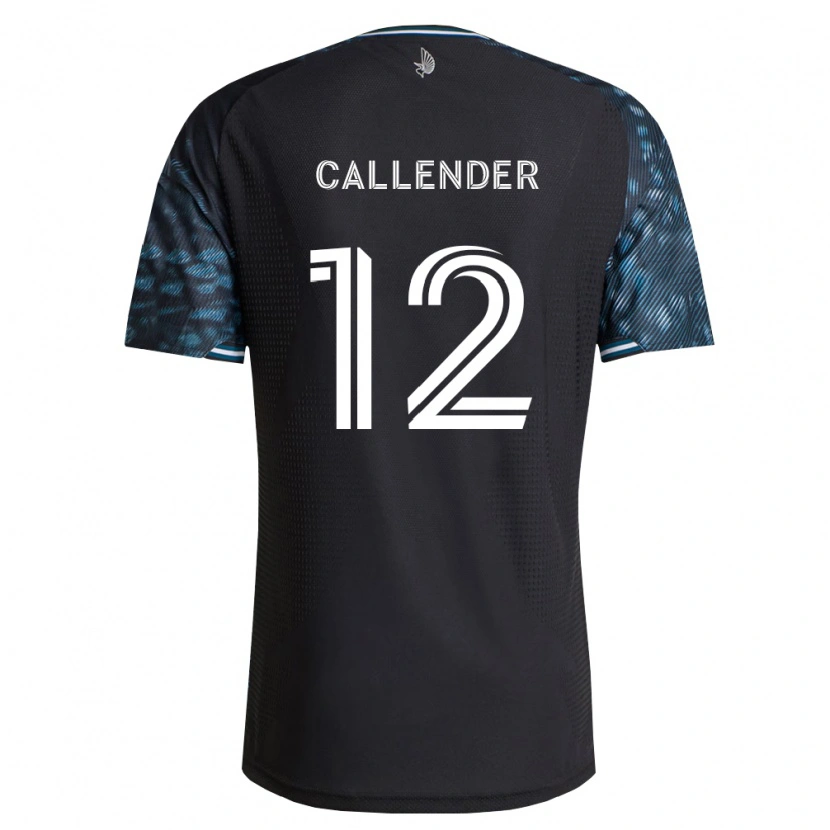 Danxen Kobiety Drake Callender #12 Czarny Biały Domowa Koszulka 2026/27 Koszulki Klubowe