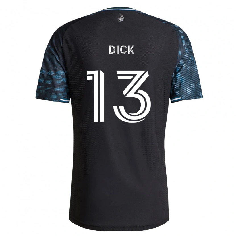 Danxen Kobiety Eric Dick #13 Czarny Biały Domowa Koszulka 2026/27 Koszulki Klubowe