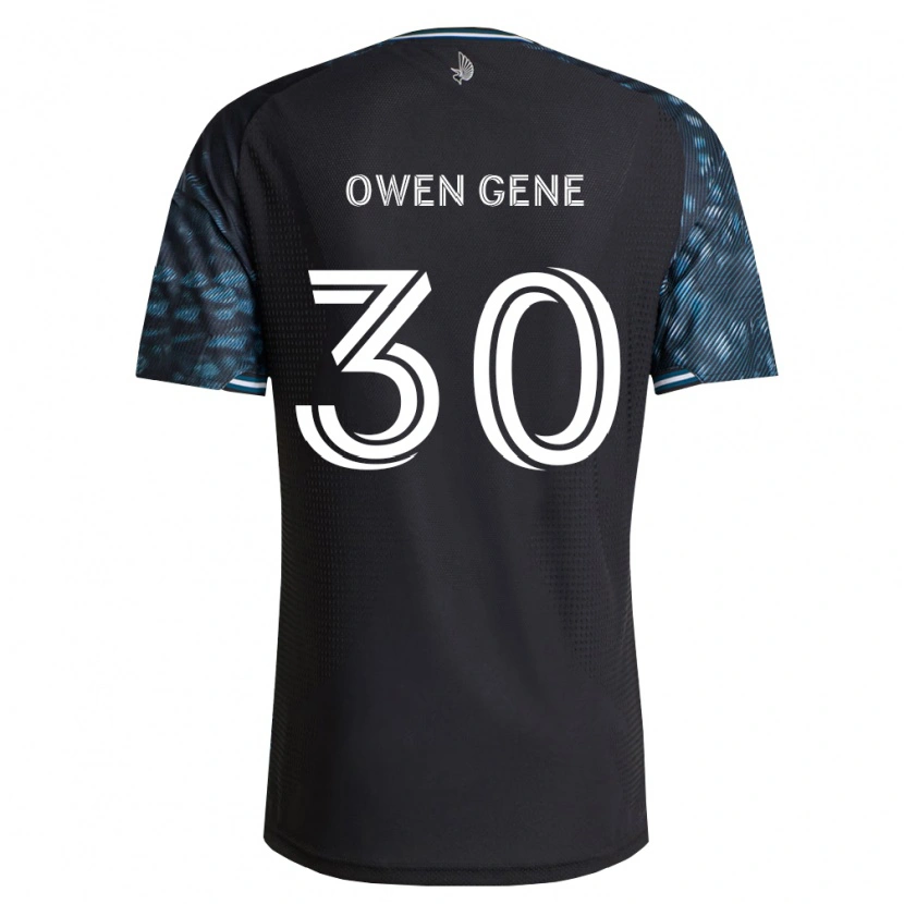 Danxen Kobiety Owen Gene #30 Czarny Biały Domowa Koszulka 2026/27 Koszulki Klubowe
