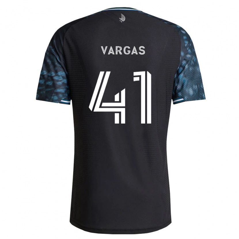 Danxen Kobiety Dominick Vargas #41 Czarny Biały Domowa Koszulka 2026/27 Koszulki Klubowe