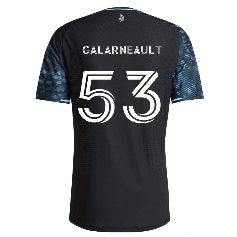 Danxen Kobiety Benjamin Galarneault #53 Czarny Biały Domowa Koszulka 2026/27 Koszulki Klubowe