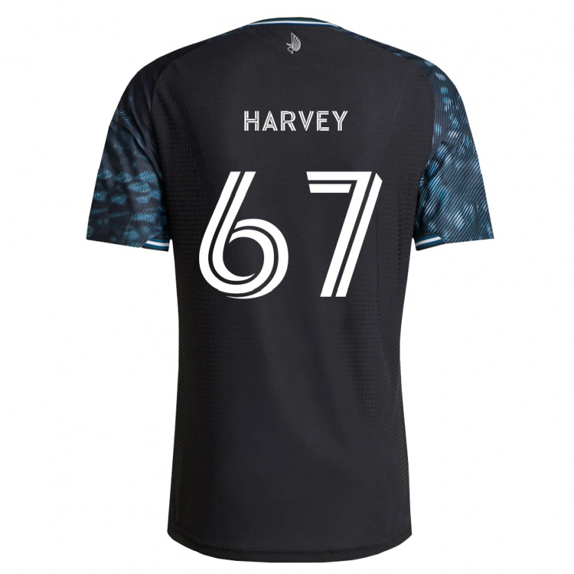 Danxen Kobiety Carlos Harvey #67 Czarny Biały Domowa Koszulka 2026/27 Koszulki Klubowe