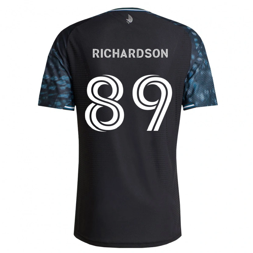Danxen Kobiety Nick Richardson #89 Czarny Biały Domowa Koszulka 2026/27 Koszulki Klubowe