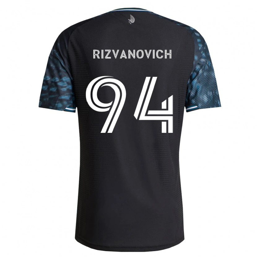 Danxen Kobiety Kayne Rizvanovich #94 Czarny Biały Domowa Koszulka 2026/27 Koszulki Klubowe