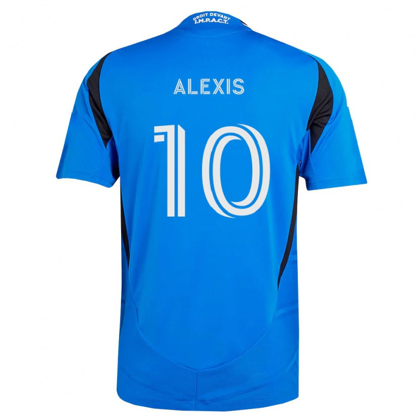Danxen Kobiety Alexis Sánchez #10 Niebieski Biały Czarny Domowa Koszulka 2026/27 Koszulki Klubowe