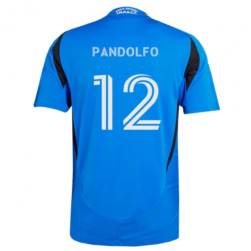 Danxen Kobiety Gabriel Pandolfo #12 Niebieski Biały Czarny Domowa Koszulka 2026/27 Koszulki Klubowe
