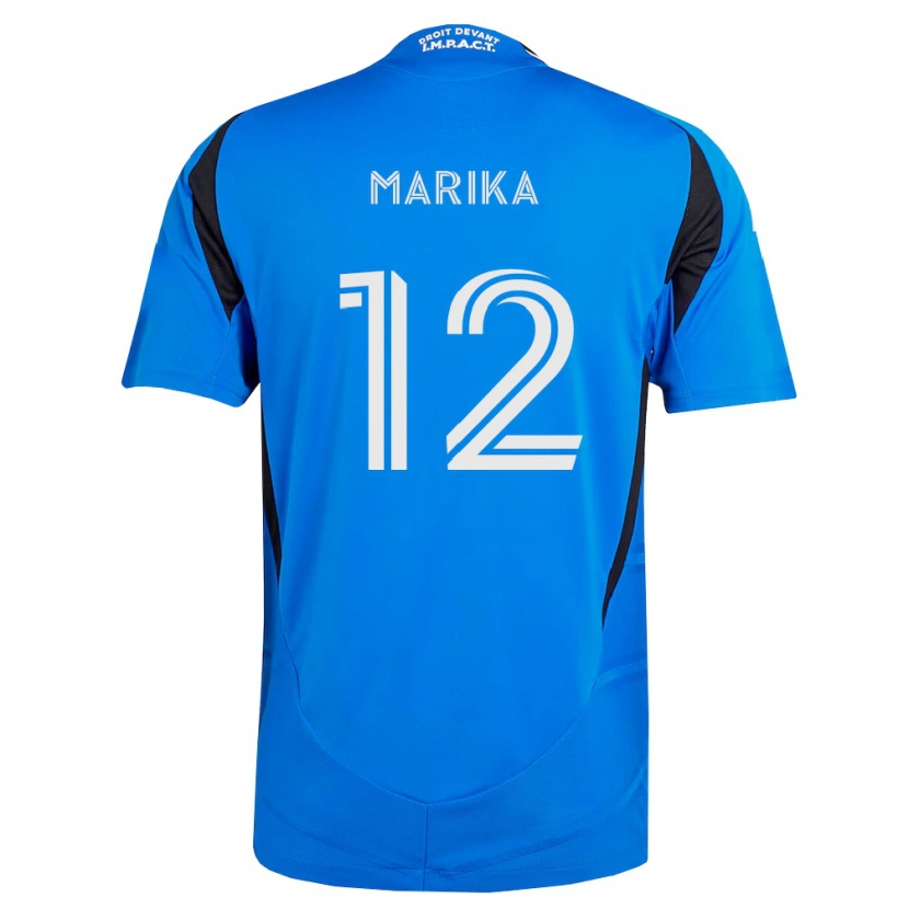 Danxen Kobiety Martineau Marika #12 Niebieski Biały Czarny Domowa Koszulka 2026/27 Koszulki Klubowe