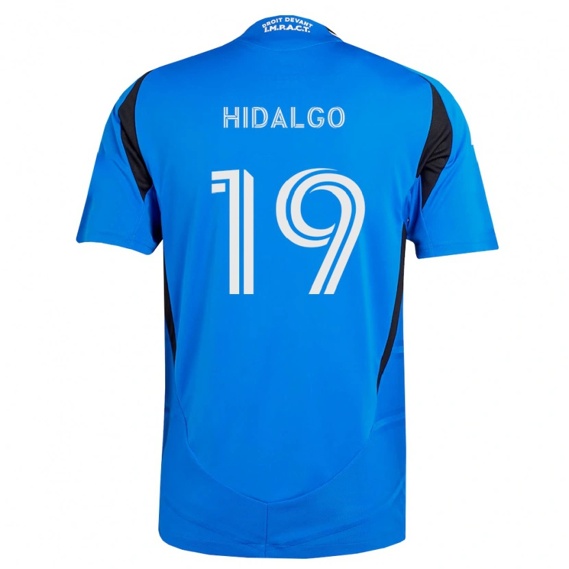 Danxen Kobiety Bode Hidalgo #19 Niebieski Biały Czarny Domowa Koszulka 2026/27 Koszulki Klubowe