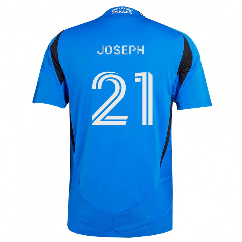 Danxen Kobiety Sebastien Udell Joseph #21 Niebieski Biały Czarny Domowa Koszulka 2026/27 Koszulki Klubowe
