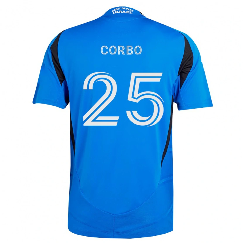 Danxen Kobiety Gabriele Corbo #25 Niebieski Biały Czarny Domowa Koszulka 2026/27 Koszulki Klubowe