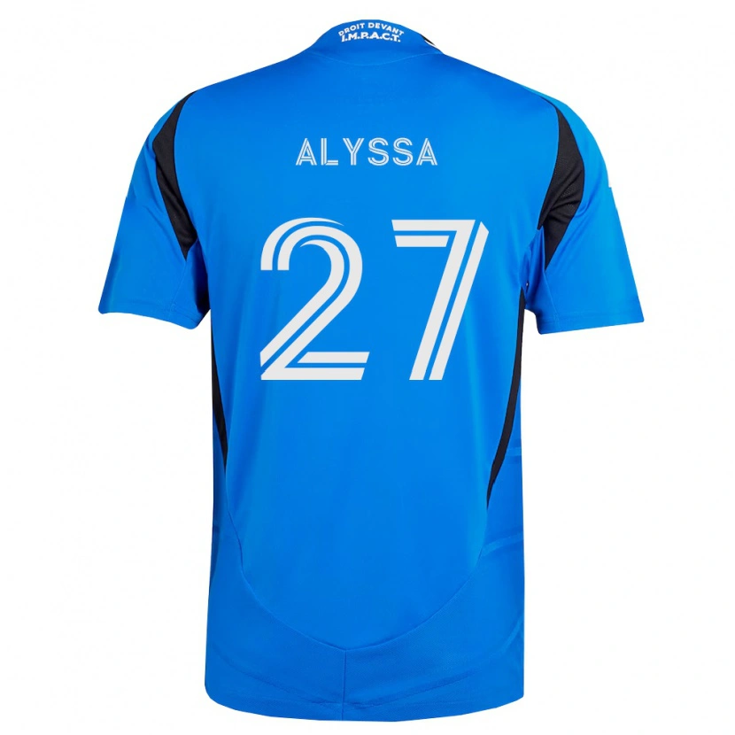 Danxen Kobiety Garreaud Alyssa #27 Niebieski Biały Czarny Domowa Koszulka 2026/27 Koszulki Klubowe
