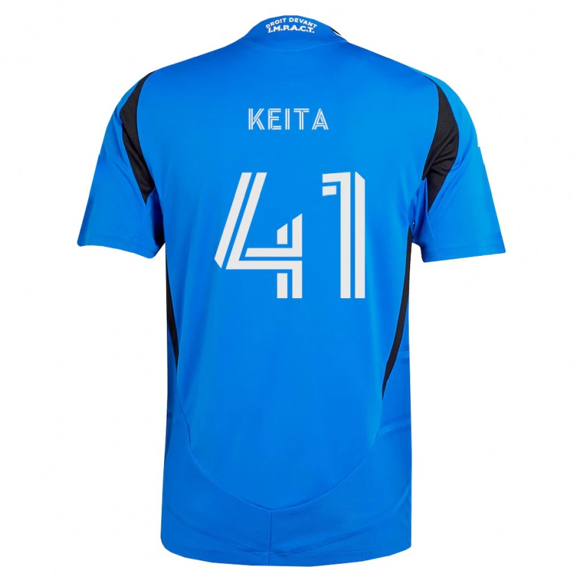 Danxen Kobiety Samsy Keita #41 Niebieski Biały Czarny Domowa Koszulka 2026/27 Koszulki Klubowe