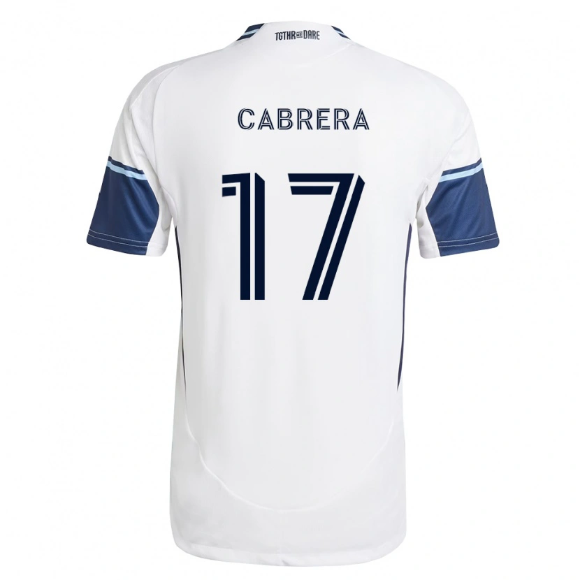 Danxen Kobiety Kenji Cabrera #17 Biały Królewski Niebieski Domowa Koszulka 2026/27 Koszulki Klubowe