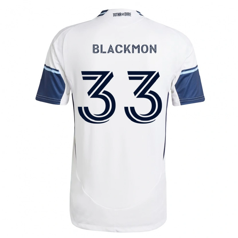 Danxen Kobiety Tristan Blackmon #33 Biały Królewski Niebieski Domowa Koszulka 2026/27 Koszulki Klubowe