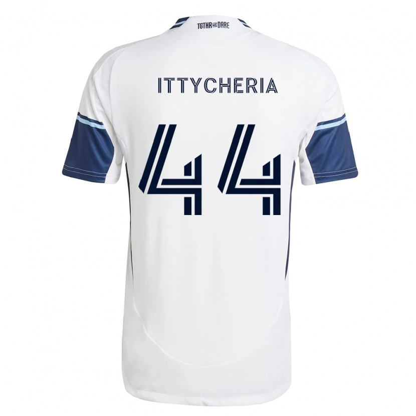 Danxen Kobiety Daniel Ittycheria #44 Biały Królewski Niebieski Domowa Koszulka 2026/27 Koszulki Klubowe