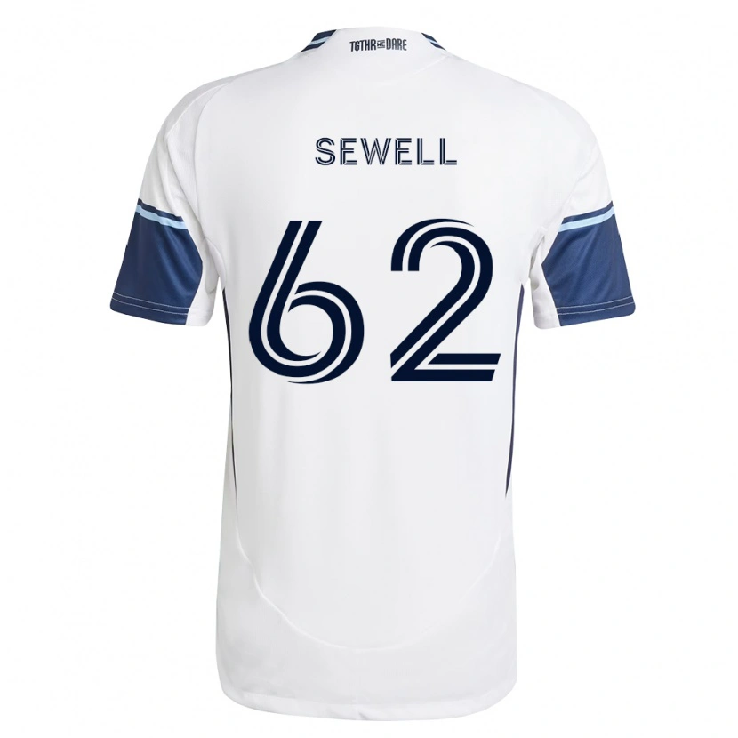 Danxen Kobiety Ryder Sewell #62 Biały Królewski Niebieski Domowa Koszulka 2026/27 Koszulki Klubowe