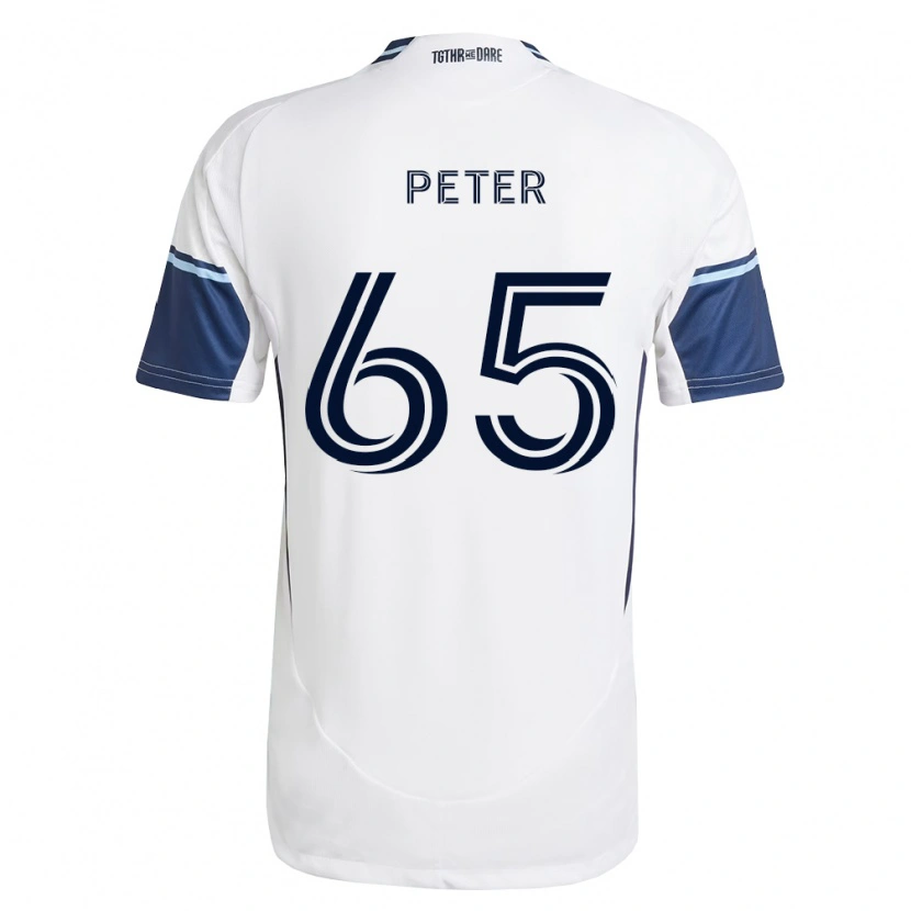Danxen Kobiety Anyole Peter #65 Biały Królewski Niebieski Domowa Koszulka 2026/27 Koszulki Klubowe