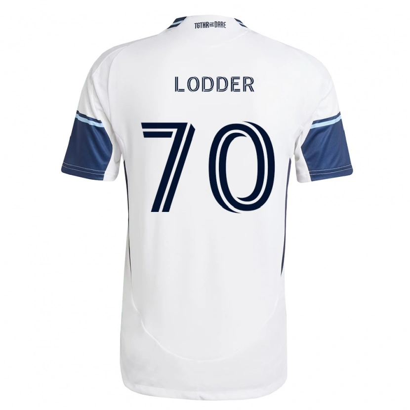 Danxen Kobiety Timothy Lodder #70 Biały Królewski Niebieski Domowa Koszulka 2026/27 Koszulki Klubowe