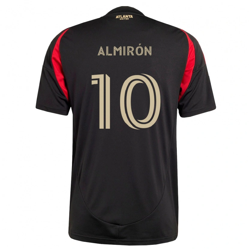Danxen Kobiety Miguel Almirón #10 Czarny Czerwony Domowa Koszulka 2026/27 Koszulki Klubowe