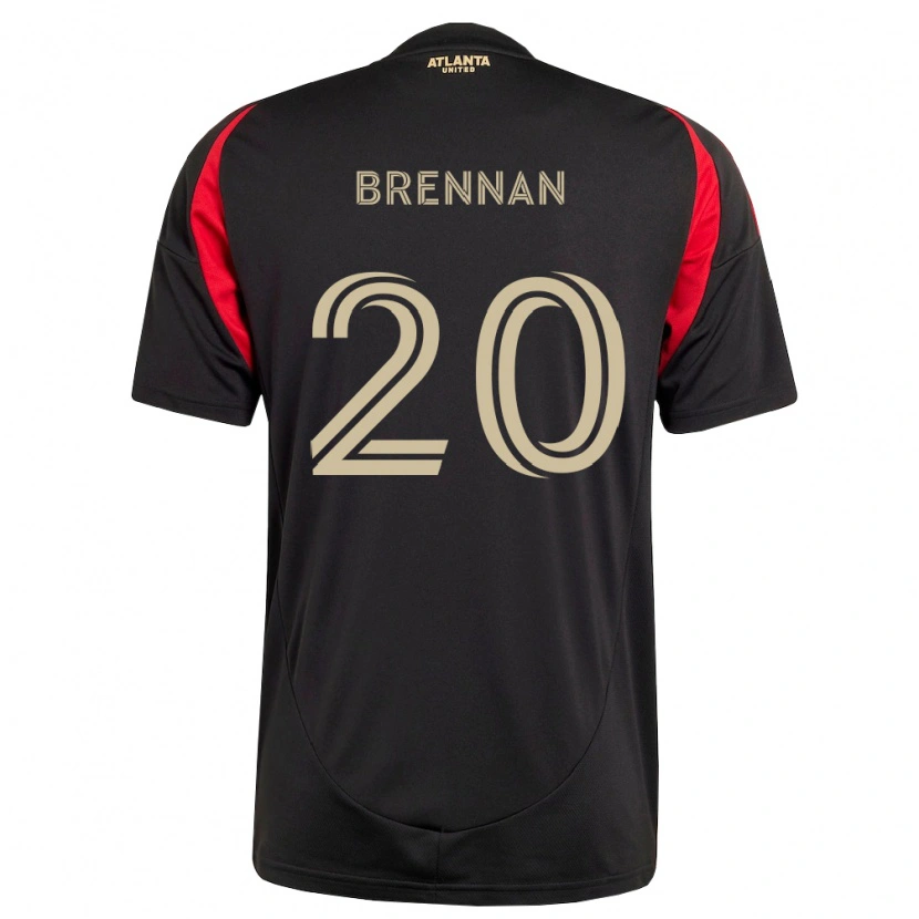 Danxen Kobiety Luke Brennan #20 Czarny Czerwony Domowa Koszulka 2026/27 Koszulki Klubowe