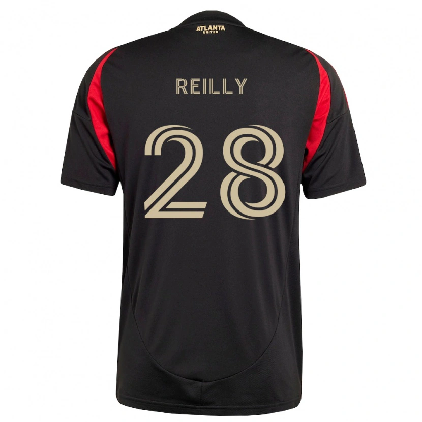 Danxen Kobiety Will Reilly #28 Czarny Czerwony Domowa Koszulka 2026/27 Koszulki Klubowe