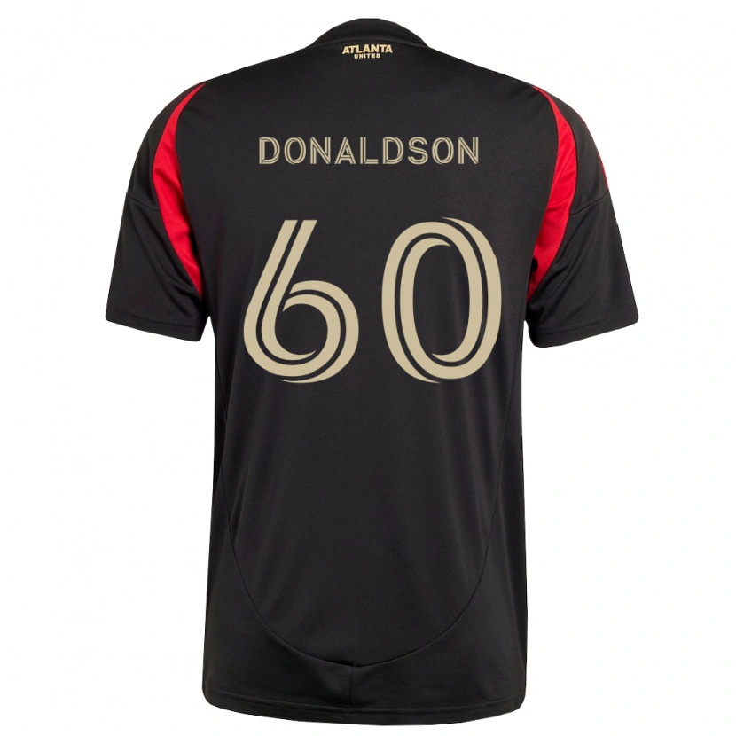 Danxen Kobiety James Donaldson #60 Czarny Czerwony Domowa Koszulka 2026/27 Koszulki Klubowe