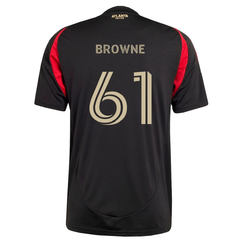 Danxen Kobiety Adedamola Browne #61 Czarny Czerwony Domowa Koszulka 2026/27 Koszulki Klubowe